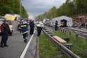 VU Gefahrgut LKW umgestuerzt A 4 Rich Koeln Hoehe AS Gummersbach P105